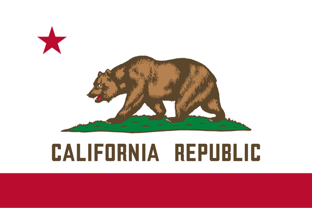 The California state flag